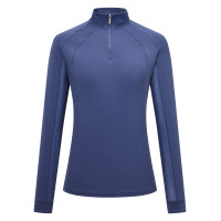 Top de manga comprida Imperial Riding Katya feminino Bluebell Azul
