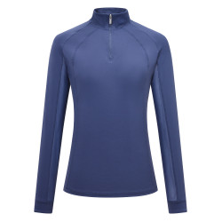 Top de manga comprida Imperial Riding Katya feminino Bluebell Azul Top de manga comprida Imperial Riding Katya feminino Bluebell Azul