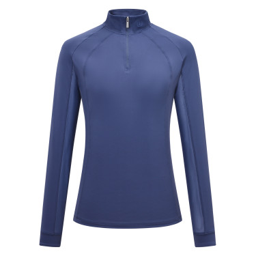 Top de manga comprida Imperial Riding Katya feminino Bluebell Azul Top de manga comprida Imperial Riding Katya feminino Bluebell Azul