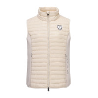 Colete técnico sem mangas HV Polo Maxine para mulher Kit Branco