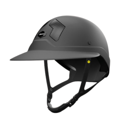 Capacete Mips Flex-on Armet preto, aba Angel Dark, jugular preta