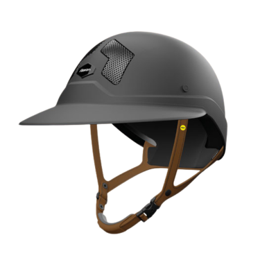 Capacete Mips Flex-on Armet preto, pala Angel Dark, jugular marrom