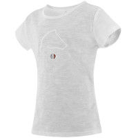 T-shirt infantil EQUITHÈME “Claire” Azul Mônaco