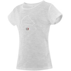 T-shirt infantil EQUITHÈME “Claire” Branco T-shirt infantil EQUITHÈME “Claire” Branco