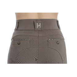 Calça Horseware Newmarket cintura média com grip nos joelhos Tempestade Azul