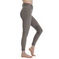 Calça Horseware Newmarket cintura média com grip nos joelhos Tempestade Azul
