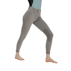 Calça Horseware Newmarket cintura média com grip nos joelhos Tempestade Azul