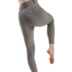 Calça Horseware Newmarket cintura média com grip nos joelhos Tempestade Azul