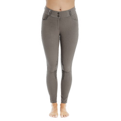 Calça Horseware Newmarket cintura média com grip nos joelhos Tempestade Azul