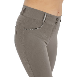 Calça Horseware Newmarket cintura média com grip nos joelhos Tempestade Azul