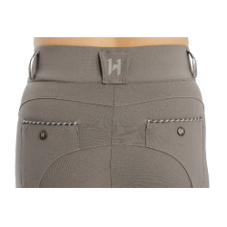Calça Horseware Newmarket cintura média com grip nos joelhos Tempestade Azul