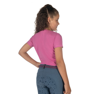 Kinder T-shirt Pony Club HKM Rosa