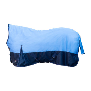 Cobertura highneck HKM Norwich 600D 100g Azul escuro / azul claro Cobertura highneck HKM Norwich 600D 100g Azul escuro / azul claro