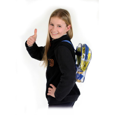 Kit de limpeza com 7 peças em mochila Kerbl Azul