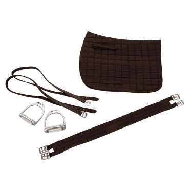 Sattelset Haflinger 17,5" Castanho