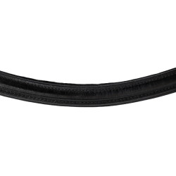 Bridão Cavalo de Tração Couro Preto