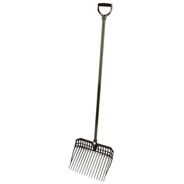 Forquilha para estrume EcoFork Kerbl com cabo Preto