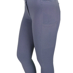 Calças Equithème Capucine mulher Cinza verde