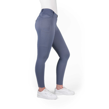 Calças Equithème Capucine mulher Cinza verde