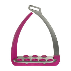 Estribos de segurança Veredus Steel1 Vita Prata / rosa Estribos de segurança Veredus Steel1 Vita Prata / rosa
