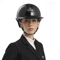 Capacete Veredus Vita GST viseira padrão Preto brilhante