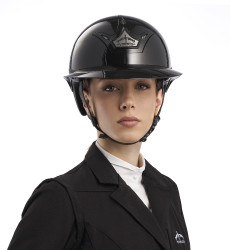Capacete Veredus Vita GST viseira padrão Preto brilhante