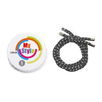 Kit de passamanarias Casco My Style listradas Cinza escuro Cinzento