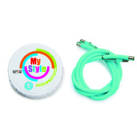 Kit de passamanarias Casco My Style listradas Turquesa Azul