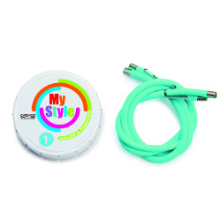 Kit de passamanarias Casco My Style listradas Turquesa Azul Kit de passamanarias Casco My Style listradas Turquesa Azul