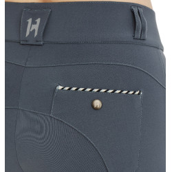 Calça Horseware Newmarket cintura média com grip nos joelhos Orquídea índigo Violeta Calça Horseware Newmarket cintura média com grip nos joelhos Orquídea índigo Violeta