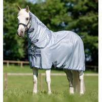 Camisa antimoscas para pônei Amigo® Bug Rug Plus Prata / cinza titânio / prata