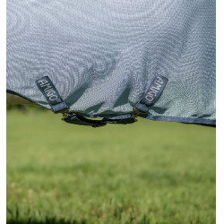 Camisa antimoscas para pônei Amigo® Bug Rug Plus Azul mesclado / azul / prata Camisa antimoscas para pônei Amigo® Bug Rug Plus Azul mesclado / azul / prata