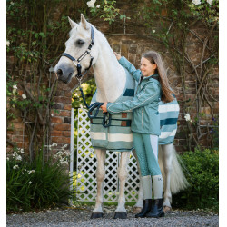Cobertor de lã Horseware Newmarket Poney Fleece Cooler Dinastia Witney Multicolor
