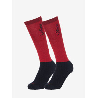Meias de competição LeMieux Sparkle Chilli Vermelho