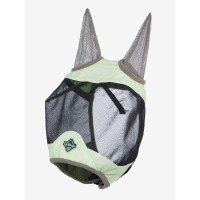 Máscara anti-moscas Visor-Tek Camo orelhas Macaron Verde