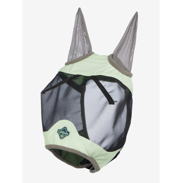 Máscara anti-moscas Visor-Tek Camo orelhas Macaron Verde