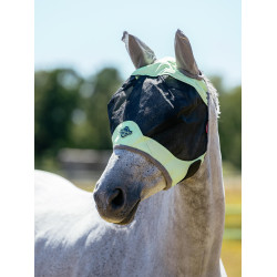 Máscara anti-moscas Visor-Tek Camo orelhas Macaron Verde