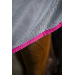 Capa anti-moscas Bucas Buzz-Off Rain com protetor de pescoço Flor azul Capa anti-moscas Bucas Buzz-Off Rain com protetor de pescoço Flor azul