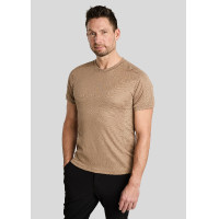 Camiseta de malha Montar MoLui homem Latté Castanho Camiseta de malha Montar MoLui homem Latté Castanho
