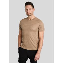 Camiseta de malha Montar MoLui homem Latté Castanho