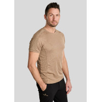 Camiseta de malha Montar MoLui homem Latté Castanho Camiseta de malha Montar MoLui homem Latté Castanho