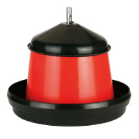 Alimentador com tampa Kerbl Hobbyfarming Vermelho / preto