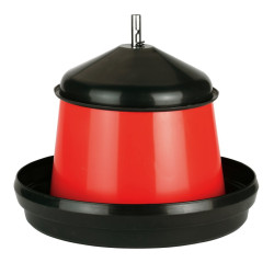Alimentador com tampa Kerbl Hobbyfarming Vermelho / preto