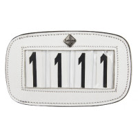 Porta-número LeMieux para suadouro Branco 4 números