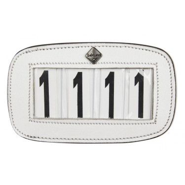 Porta-número LeMieux para suadouro Branco 4 números