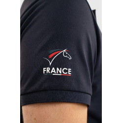 Polo Harcour Fuego de manga curta para homem França Marinho Azul-marinho