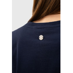 T-shirt Harcour Aquila mangas curtas mulher França Marinho Azul-marinho