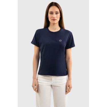 T-shirt Harcour Hydra de manga curta para mulher Marinho Azul-marinho