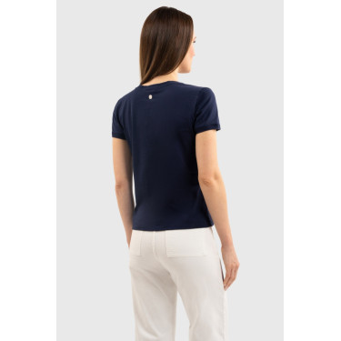 T-shirt Harcour Hydra de manga curta para mulher Marinho Azul-marinho