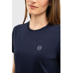 T-shirt Harcour Hydra de manga curta para mulher Marinho Azul-marinho